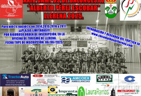 Abierto el plazo de inscripción del XXIV Campus de Baloncesto “Alberto Pérez Escobar”
